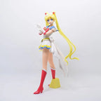 Sailor Moon Character Super Moon Rabbit Water Ice Moon Gold Wood Water Fire Neptune Ornament Anime Q Version PVC Model Gift