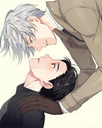 Victor Nikiforov Katsushige Yuuri diamond Painting Anime Wall Art  for Yuri on Ice Fans Home Decor Stylish Wall Decor