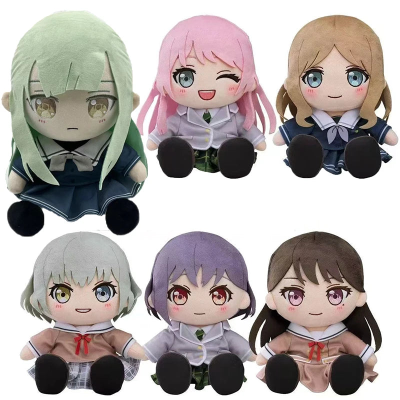 Anime MyGO BanG Dream Nendoroid Plush Toys Cartoon Wakaba Mutsumi Anon Chihaya Stuffed Dolls Soyo Nagasaki Taki Shiina Plushie Figure Gift