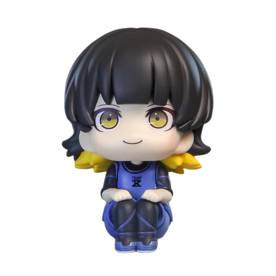 Anime10cm ‌BLUE LOCK Haikyuu!! Sitting Posture Cartoon Cute Figure Model Collection Desktop Ornament Kids Toys Gifts