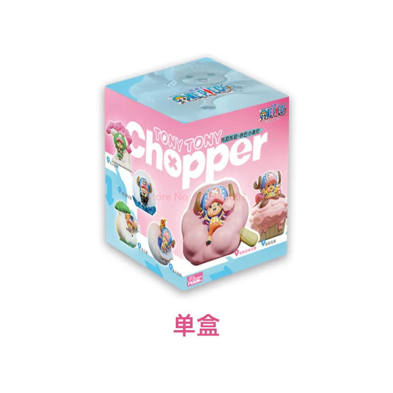 Genuine One Piece Sweet Dream Series Blind Box Luffy Chopper Rechargeable Led Humanoid Night Light Model Display Gift For Kids