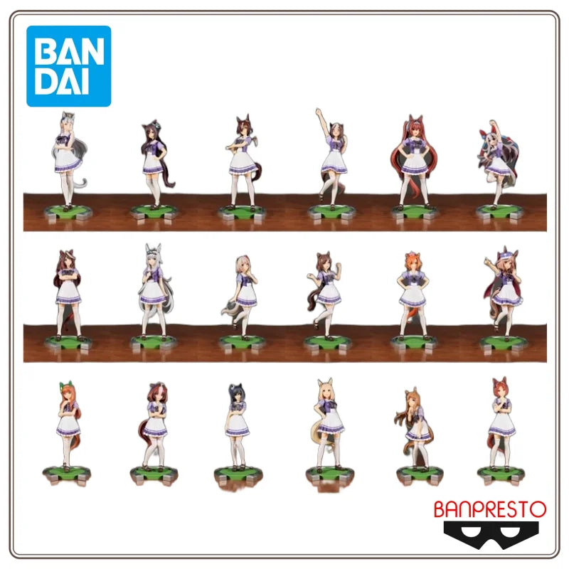 New in Stock Bandai Pretty Derby Special Week Daitaku Helios Silence Suzuka Oguri Cap Figurines Ornaments Anime Models Gifts