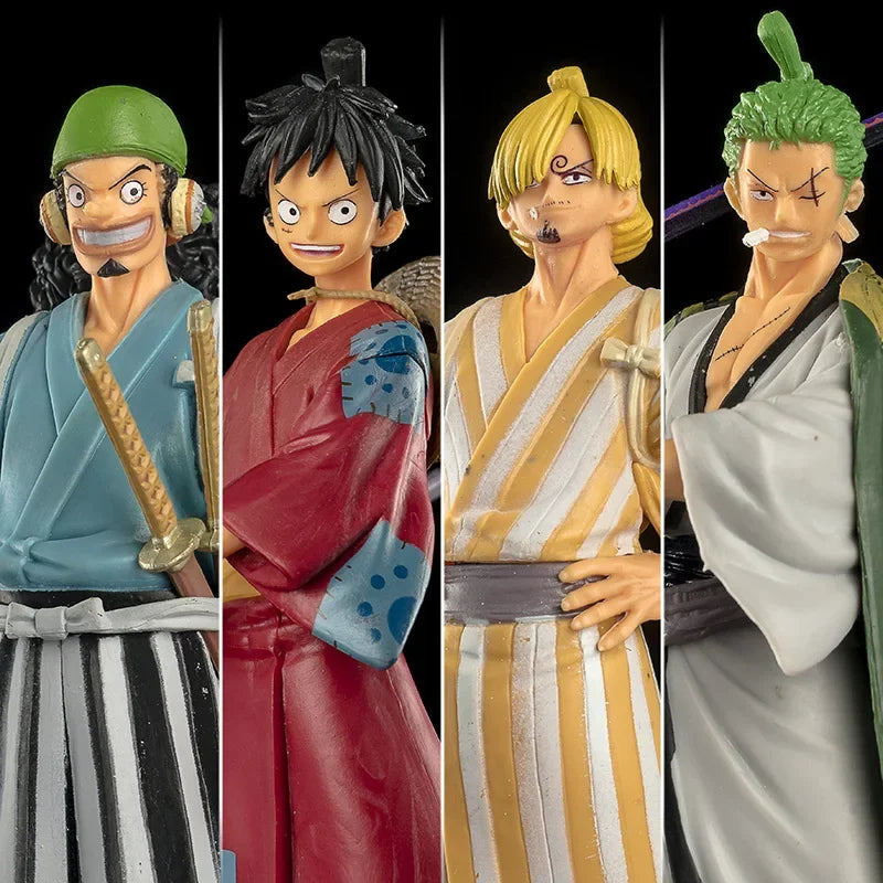 4 Emperors ONE PIECE Figure Anime Figure Blind Box  Shanks Teach Luffy Buggy Zoro Lucky Box The Best Surprise Box