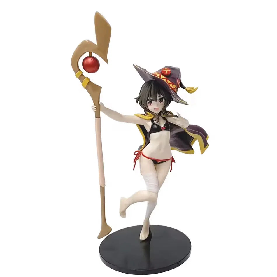 Figma 407 Figure KonoSuba God's Blessing on This Wonderful World Anime Figure Megumin Figures Cute Statue Collectible Model Toys