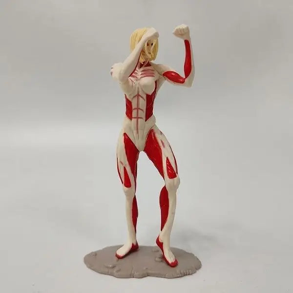 Megata no Kyojin Figurines Anime Attack On Titan Miniatures Ornaments Annie Leonhart PVC Model Doll Toy Manga Garage Kits Figure