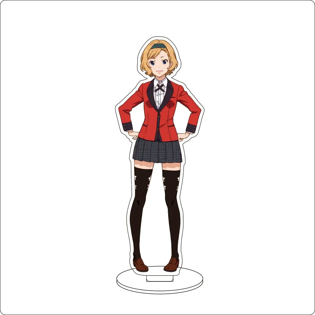 Anime Kakegurui Acrylic Stand Ornaments Momobami Kirari Saotome Meari Ryōta Suzui Jabami Yumeko Figure Stand Halloween Gifts