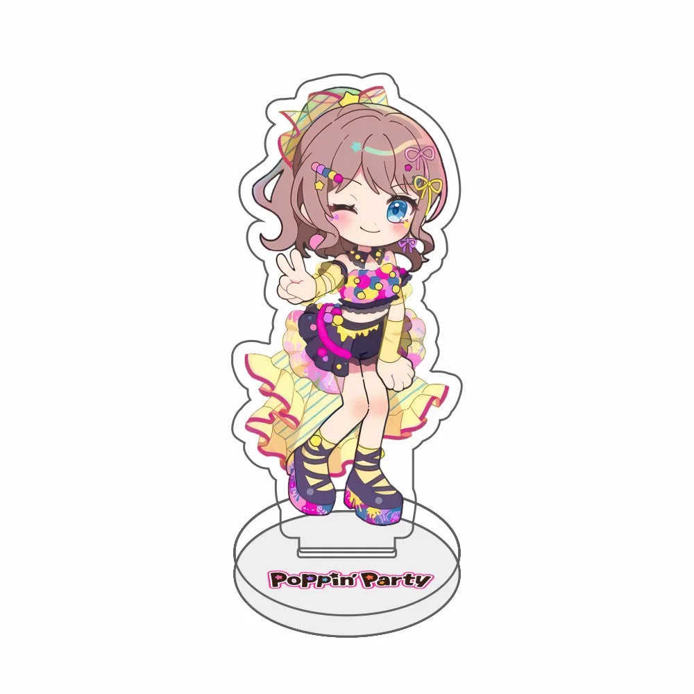 BanG Dream! Anime Acrylic Figures Stand Model Friends Keychain Fans Gifts Sakiko Soyo Display Keychain Ornaments Sweet Girl