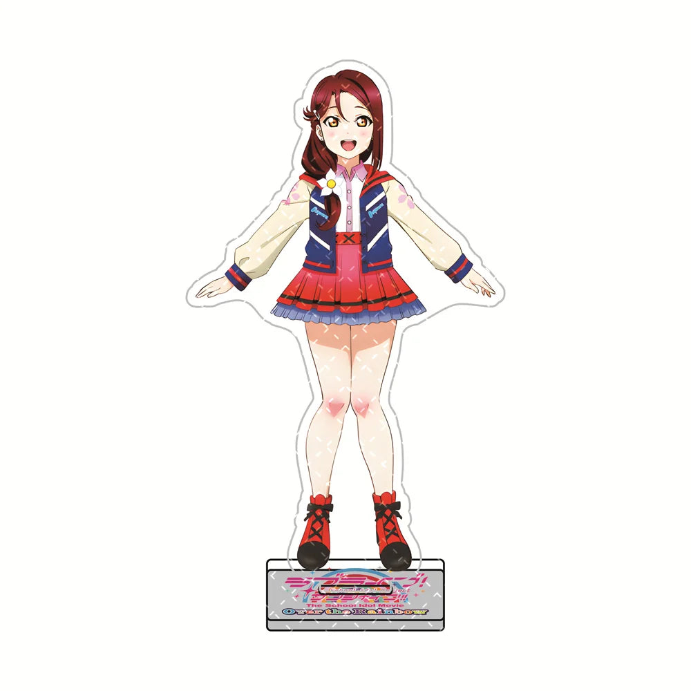 Anime Love Live! Sunshine!! 15cm Acrylic stand Yoshiko/You /Hanamaru/Riko tabletop decoration elegant Gifts Character Collection