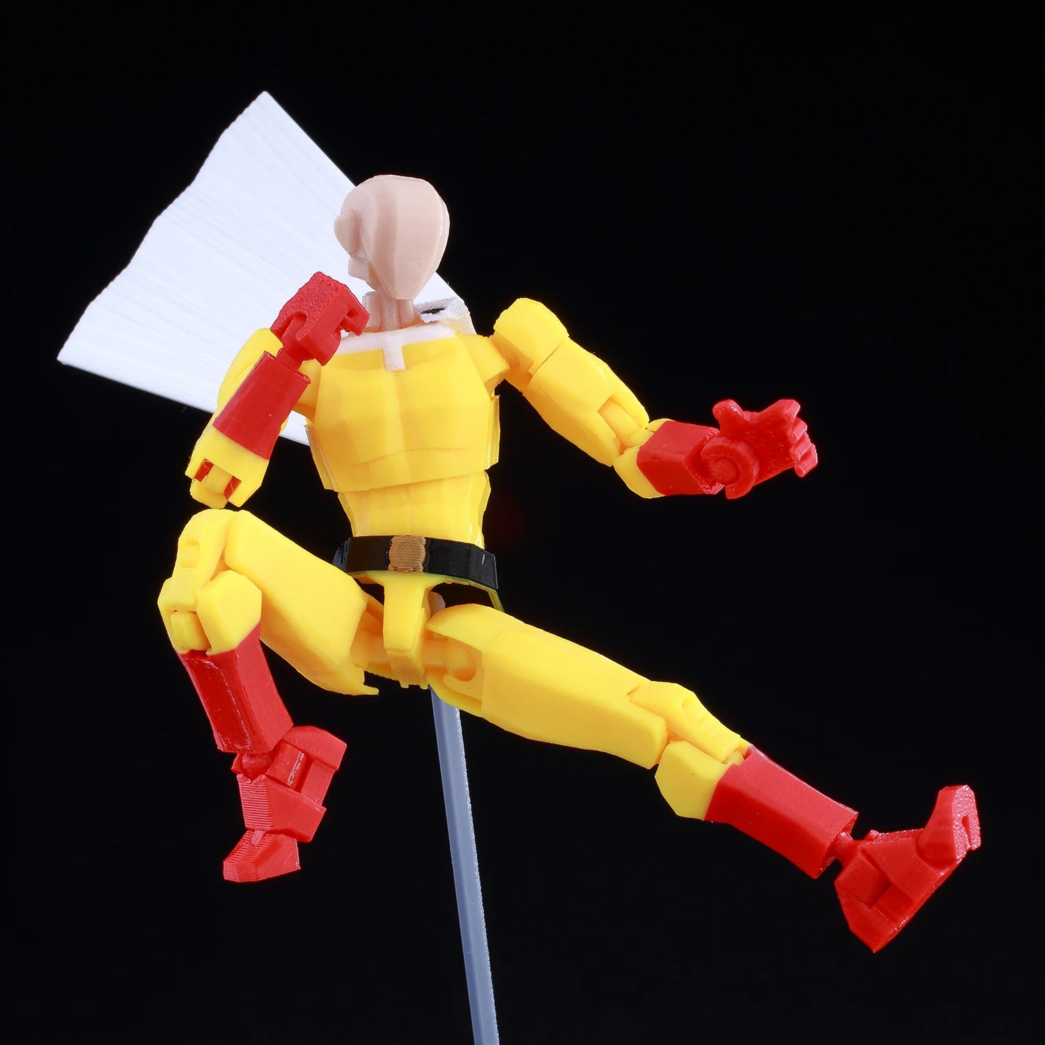 9L3D Printed Lucky Dummy 13 One-Punch Man 3D Action Figure, Multi-Jointed Poseable Anime Model, Collectible Gift for Fans