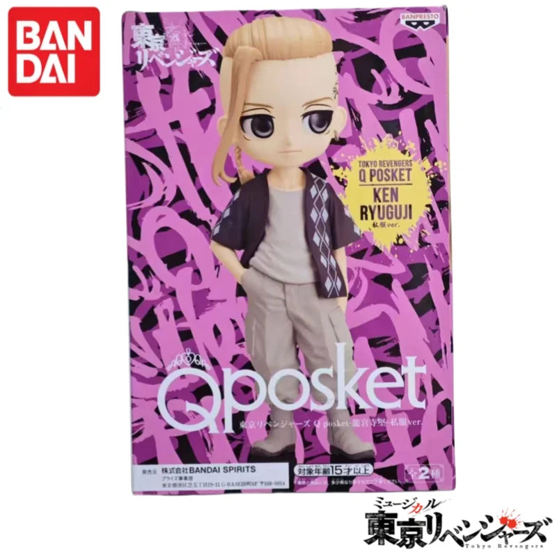 In Stock Original Bandai Banpresto Tokyo Revengers Qposket Draken Garage Kit Model 100% Genuin Ornaments Original Box