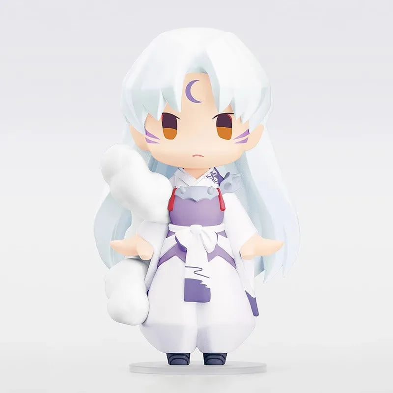 New Genuine Gsc Inuyasha Hello Good Smile Series Inuyasha Action Figure Sesshomaru Model Kagome Higurashi Figurines Gift Toy