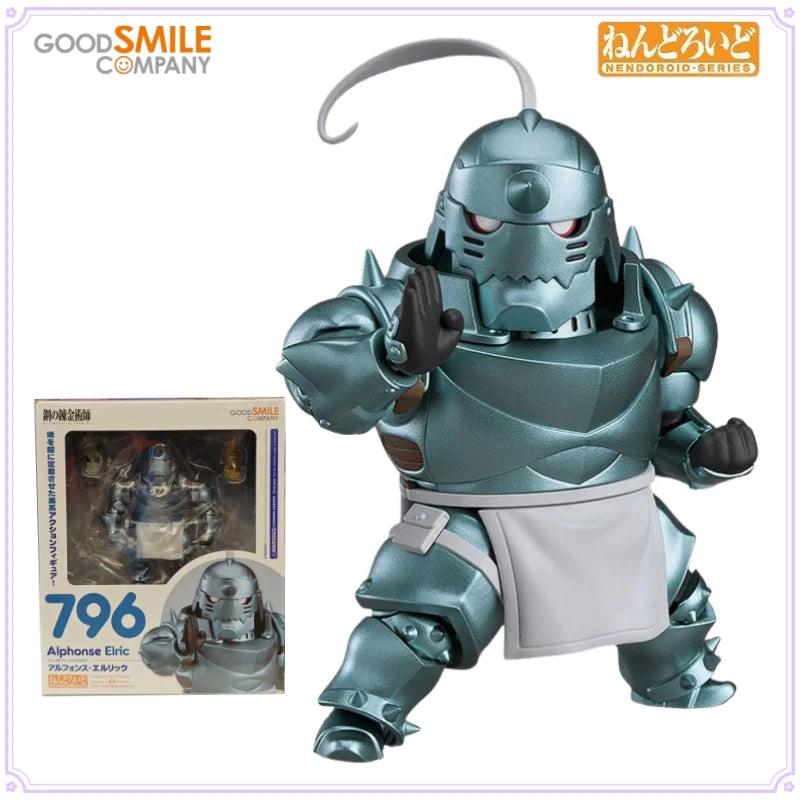 GSC Original Nendoroid Series Edward Elric Alphonse Elric Out of Print Peripheral Figure Toy for Boys Gift Collectible Ornaments