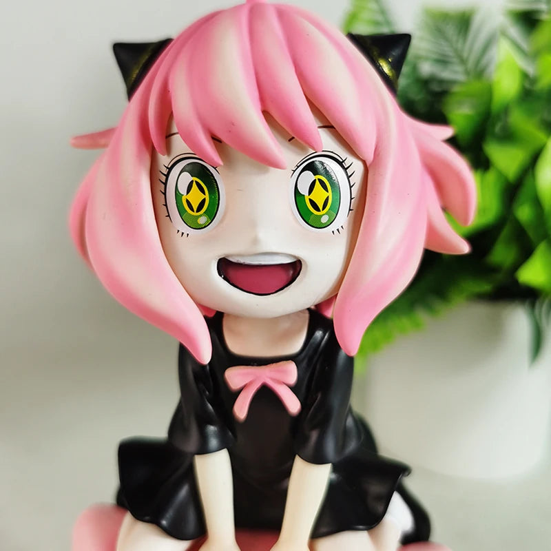 New Anime Figure Anya Forger Figurins Kawaii Statue Pvc Model Collection Desktop Decoration Cute Birthday Custom Girl Toys Gift