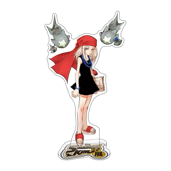 Anime SHAMAN KING Acrylic Keyring Model Figure Yoh Asakura Amidamaru Anna Kyoyama Cosplay Model Plate Desk Decor Prop Xmas Gift