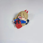 Chainsaw Man Denji Figure Sleeping Aki Decoration Kawaii Action Figurine Power Staue Anime Table Decor Desk Accessories Ornament