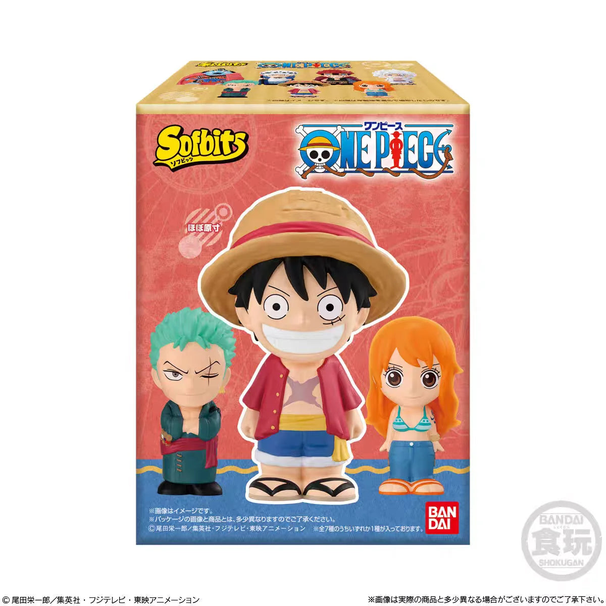 One Piece Original Bandai In Stock Gear 5 Luffy Nika Jinbe Soft Blind Box Anime Figure Desktop Ornament Model Collect Toys Gifts