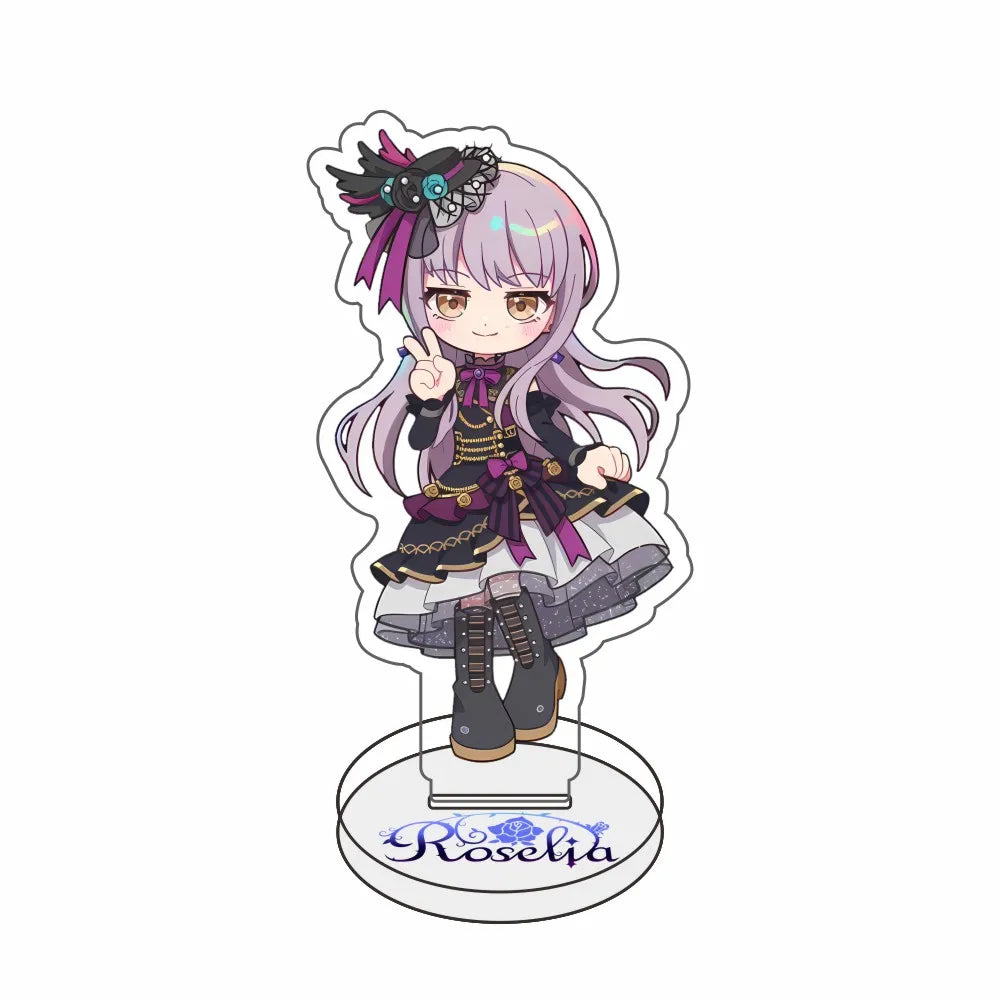 BanG Dream! Anime Acrylic Figures Stand Model Friends Keychain Fans Gifts Sakiko Soyo Display Keychain Ornaments Sweet Girl