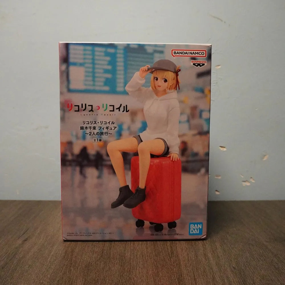 In Stock Lycoris Recoil Chisato Nishikigi Outfit Travel Water Gun Shape Collectible Anime Action Figures Desktop Model Toys Gift