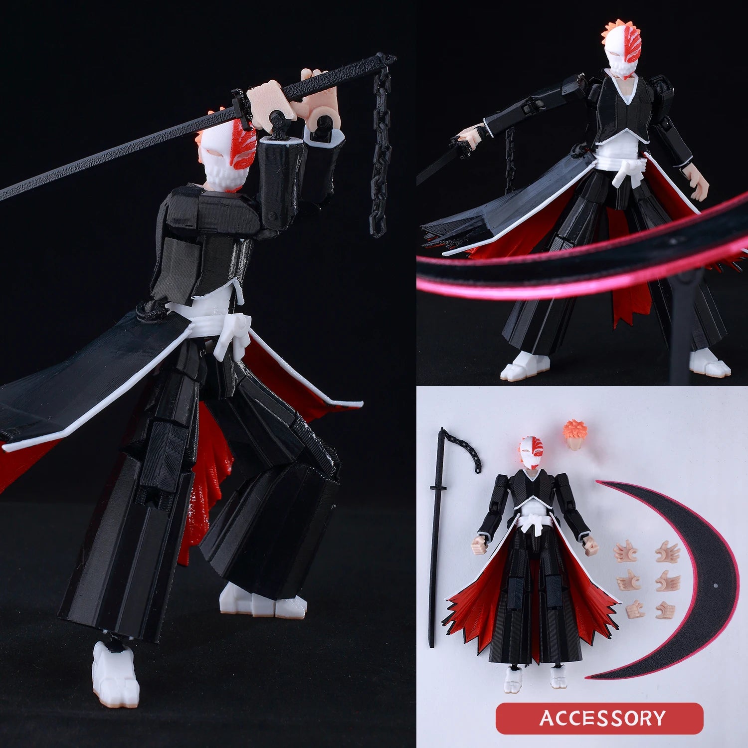 3d Printed Dummy13 Jujutsu Kaisen Ryomen Sukuna Action Figure Anime Model Toys Multi-Jointed Poseable Collectible Toy Gift