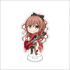 10CM Anime BanG Dream! Nendoroid Figure Stand Model Tsukushi Futaba/Nanami Hiromachi/Mashiro Kurata Cute Desk Decor Standing Sign Gifts