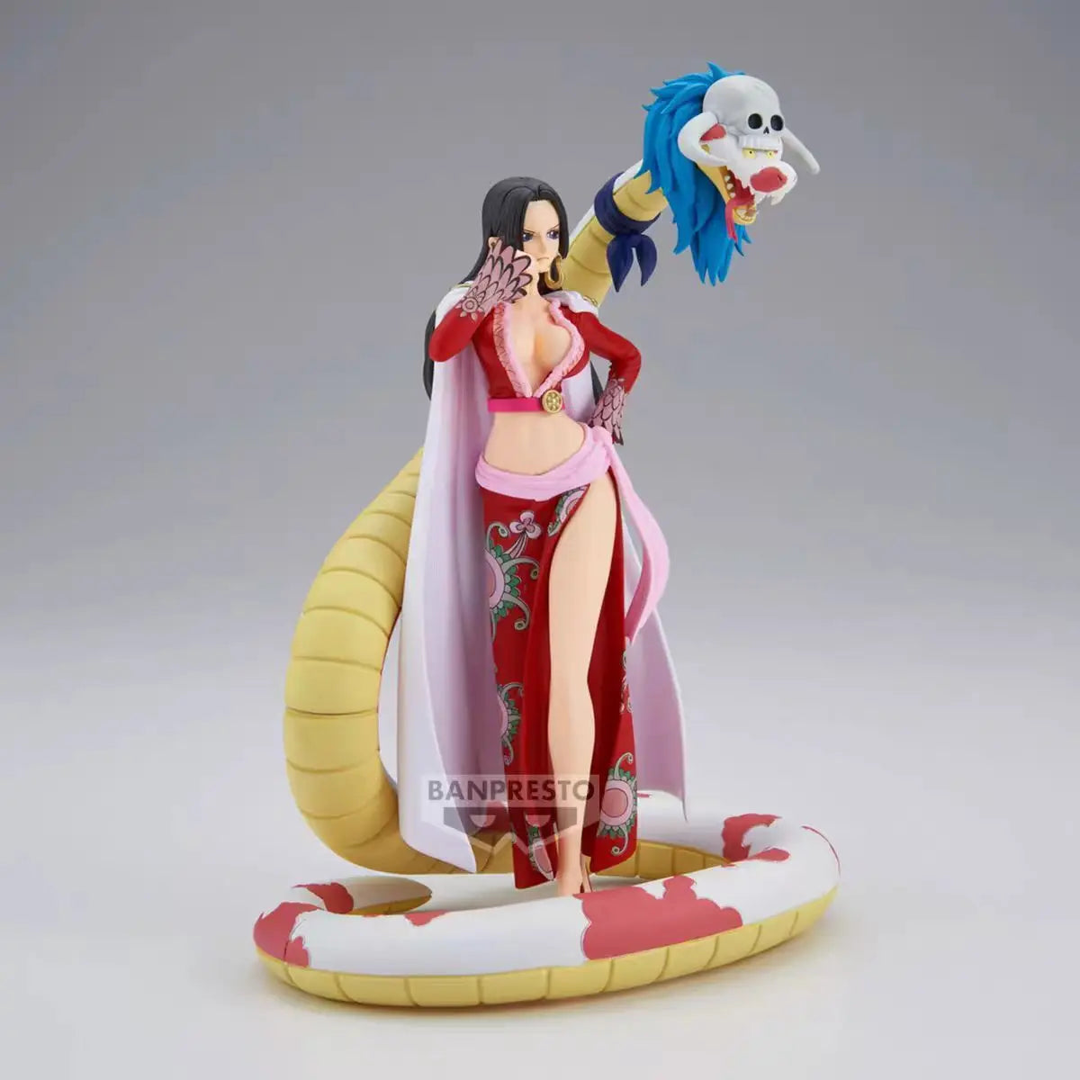 2025 New One Piece Figure POP Snake Man Empress Snake Ji Han Cook Model Desktop Decoration Ornament Anime Handmade