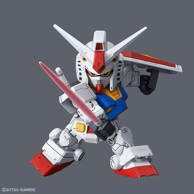 Bandai Gundam Action Figure Sdex Series Model Kit Rx-78-2 Aile Strike Exia 00 Gundam Unicorn Astray Red Frame Barbatos Model Toy