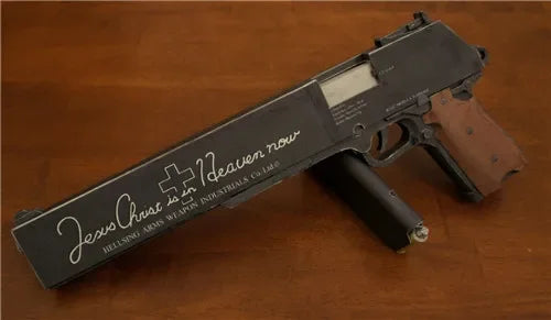 Revolver Hellsing 454 Casull Pistol Scale 1:1 Vampire Akat Weapons Can Be Handheld 3D Paper Model Manual Toy
