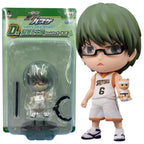 10CM Anime Kuroko's Basketball Kuroko Tetsuya Figure Kagami Taiga Standing Model Toy Gift Aomine Daiki Aciton Figure Set Doll