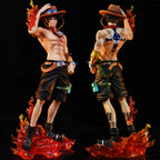 23cm Anime One Piece Figure Ace Figure PVC Collectible Statue Model Toys Gifts