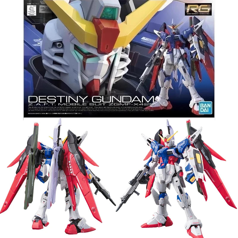 Fast Shipping Bandai RG RX-78-2 WING UNICORN GOD GUNDAM ASTRAY EXIA EPYON SAZABI Anime Original Model Toy Action Figure Children