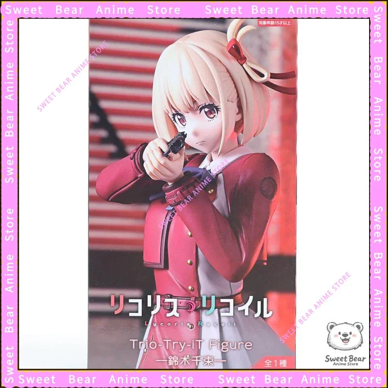 In Stock FuRyu Trio-Try-iT Lycoris Recoil Nishikigi Chisato Inoue Takina PVC 21CM Anime Action Figures Model Ornament Toy