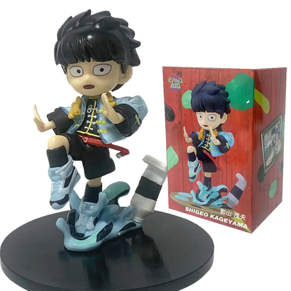 Hot sold Mr. ONE Created youth comics Mob Psycho 100、Reigen Arataka Maofu Yingshan PVC Statue Model Doll Decoration Toy gifts