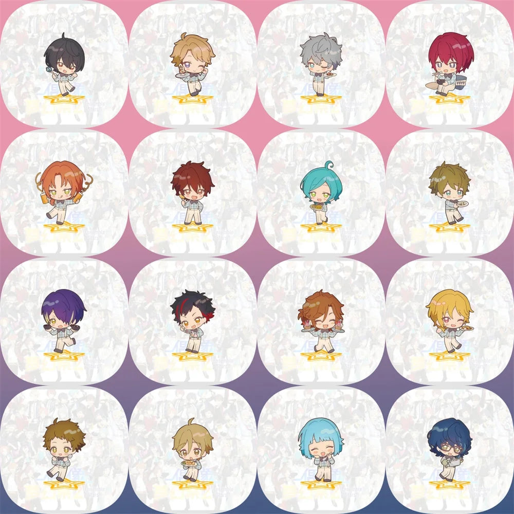 10CM game Ensemble Stars Acrylic Stand cute Model Desk Decor Cosplay Characters Ornament Accessories Good Christmas Gifts