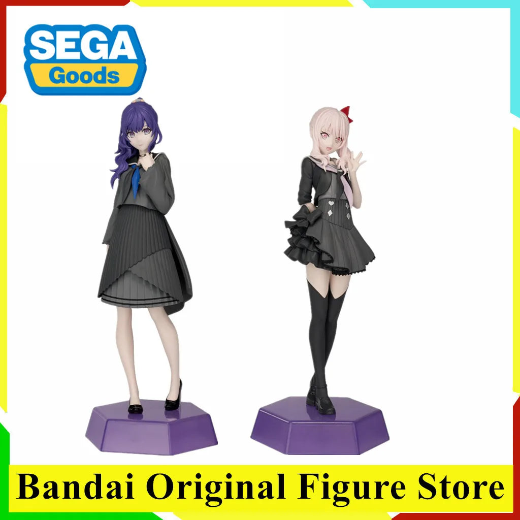 Original SEGA HATSUNE MIKU COLORFUL STAGE  Yoizaki Kanade Asahina Mafuyu Akiyama Mizuki Anime Figure Desktop×Decorate Collection