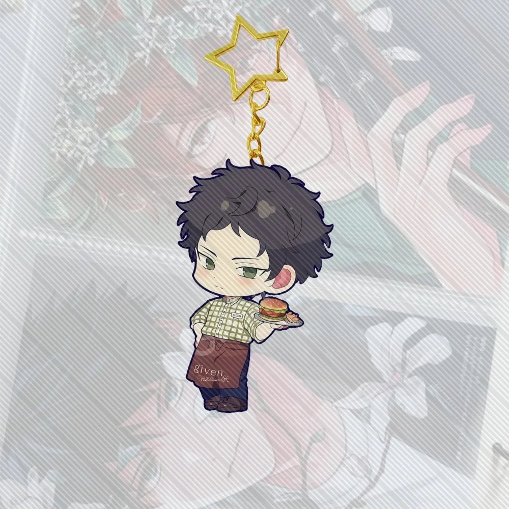 6CM BL Anime given cute Acrylic Keychain Model Cosplay Characters Ornament Accessories Good Christmas Gifts