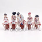 25 CM Anime SLAM DUNK Sakuragi Hanamichi PVC Action Figures Rukawa Kaede Akagi Takenori Mitsui Hisashi Collection Model Toys