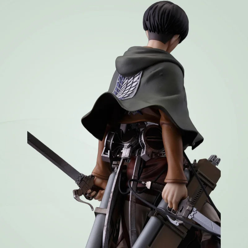 Attack On Titan Captain Levi 1/8 Scale Scene Figure Anime Collectible Model Desktop Ornament& Gift For Boys