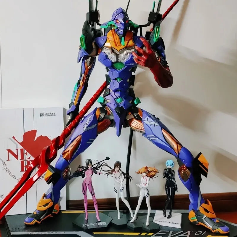 33cm Evanglion 01 Anime Figure Eva Mutations Luminous Action Figurine Collection Statue Desk Ornaments Model Doll Birthday Gifts