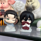 Stasto Stand Stone Original Gashapon Kawaii Cute Anime Attack On Titan Sleep Clause Figure Gachapon Capsule Toys Gift