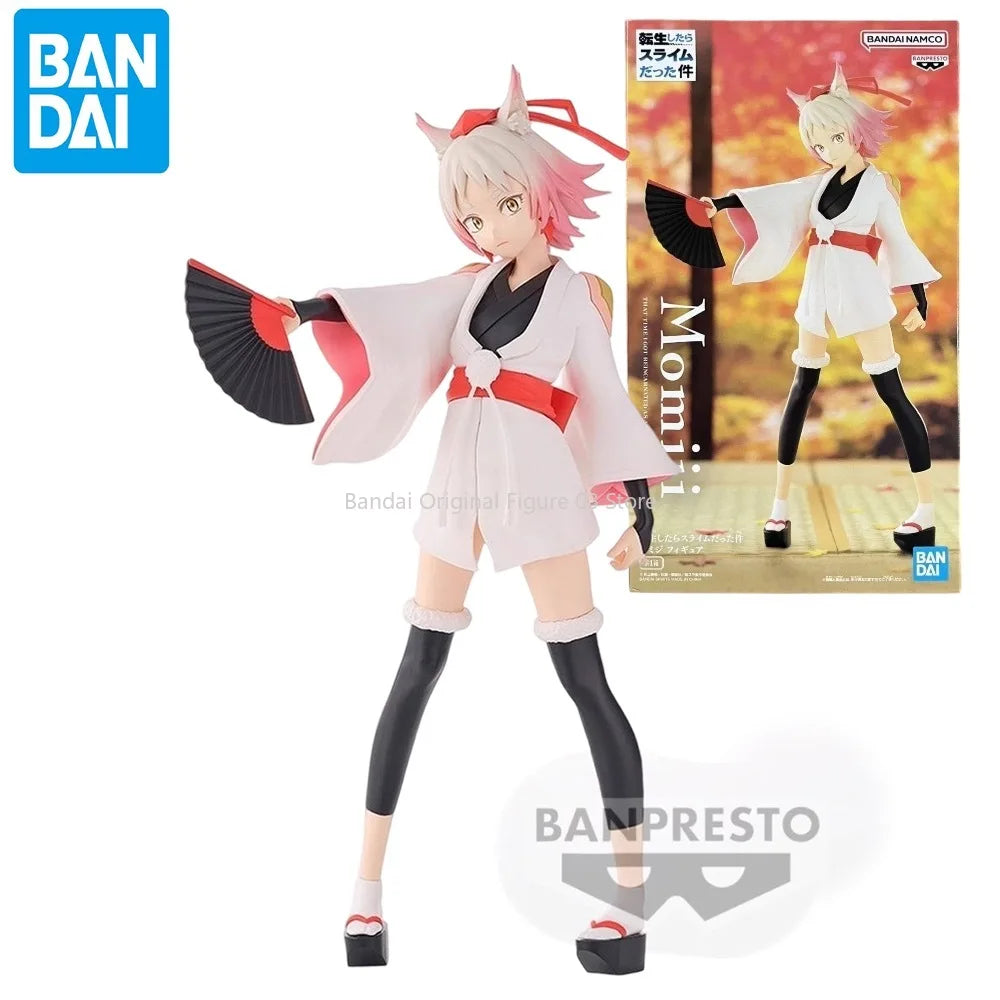 In Stock Original BANPRESTO That Time I Got Reincarnated As A Slime Red Leaf Anime Figure Toy PVC Model Collection Birthday Gift