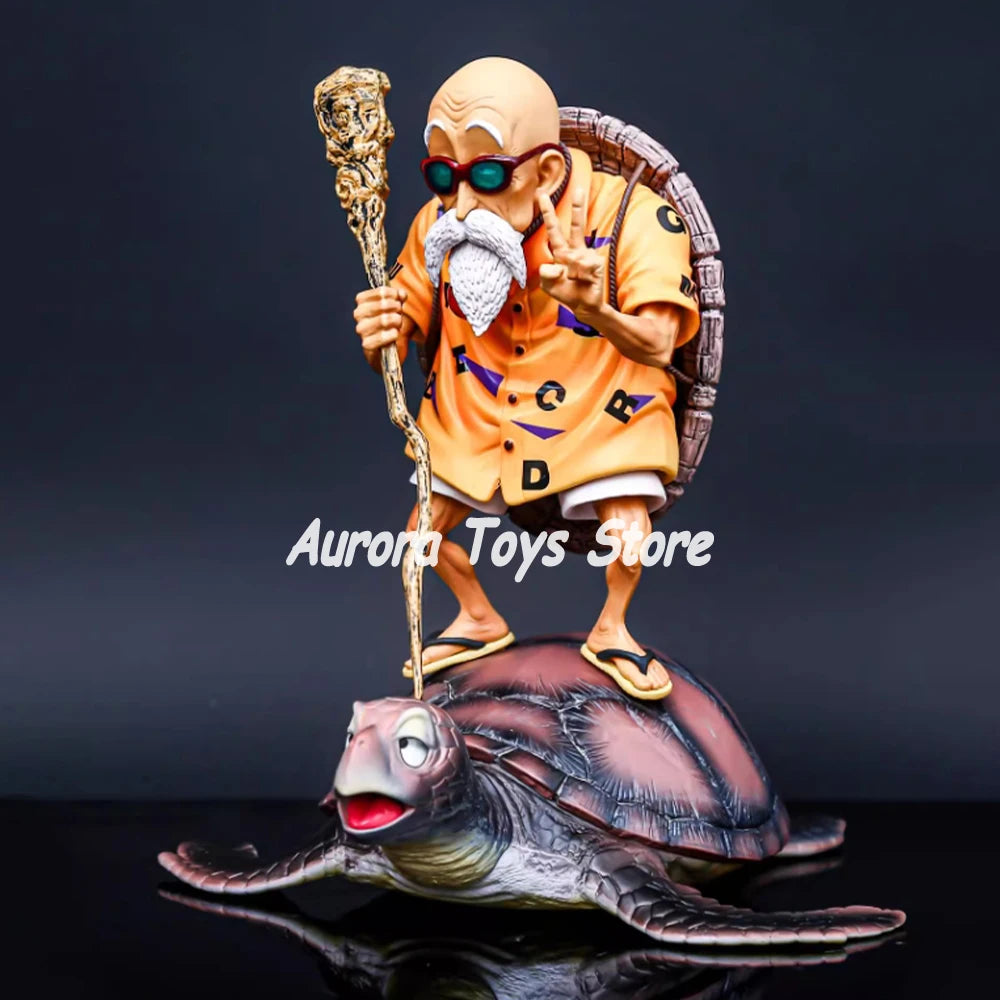 23.5cm/9.25in Anime Dragon Ball Z Figure Kame Sennin Action Figure Pvc Master Roshi Statue Collection Model Toys Gifts