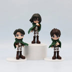 Attack on Titan Eren Yeager Mikasa Ackerman anime character figure personality handsome decorative ornament model boy gift