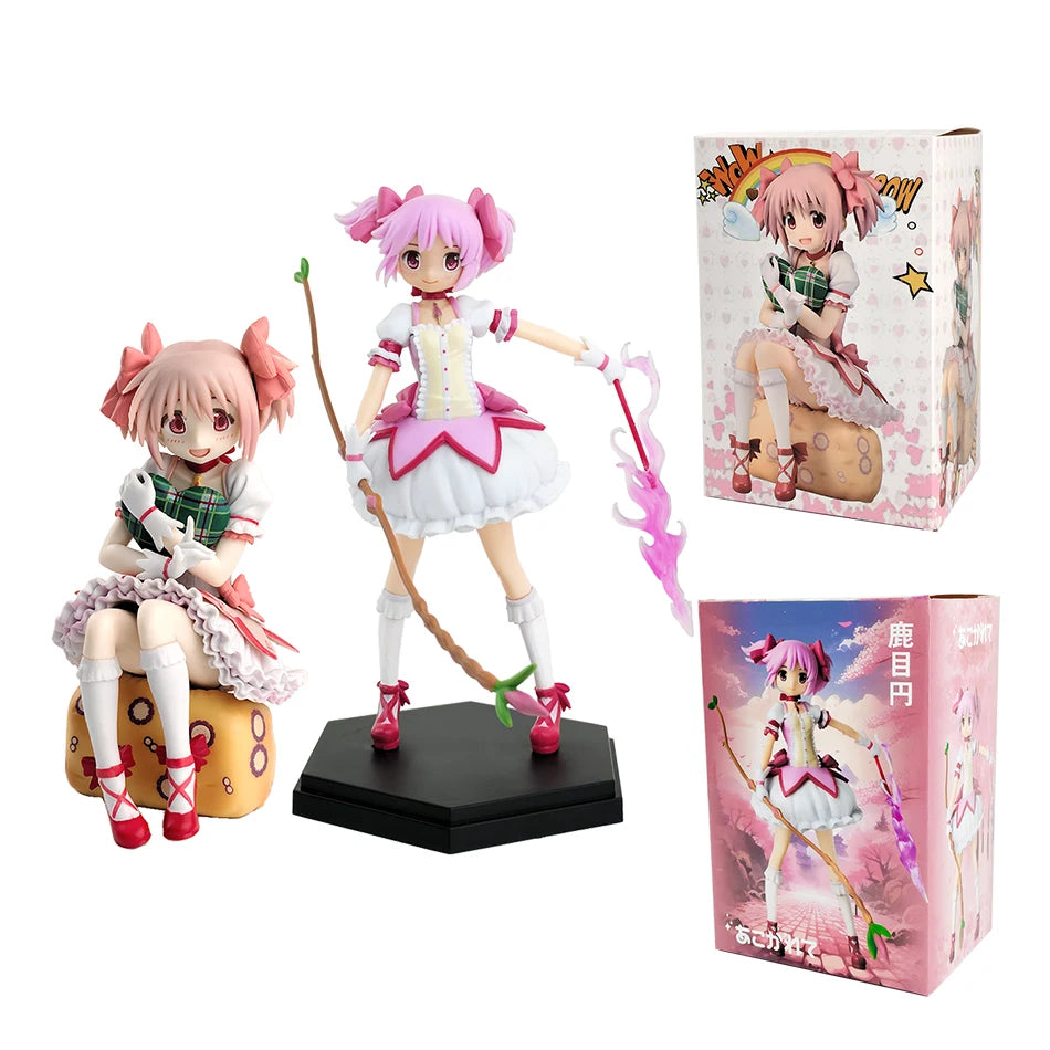 Puella Magi Madoka Magica Anime Figure Kaname Madoka Figure mahou shoujo Doll Cute Action Figures Kawaii Model Toys Gift