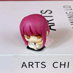 Mini Chainsaw Man Figurines Makima Pochita Aki Miniatures Cute Anime Figure Japanese Cartoon Ornaments Delicate Gift Home Decor