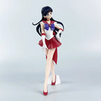 Sailor Moon Anime Figure Hino Rei Mizuno Ami Sailor Mars Mercury Decor Ornaments Pvc Action Figurine Collectible Model Toy Gift