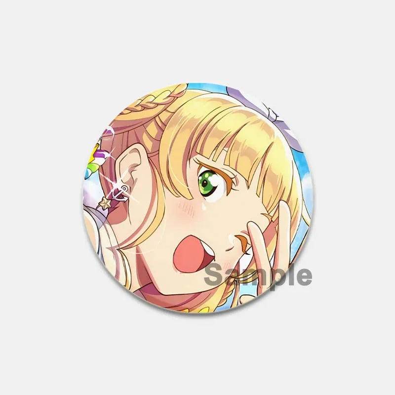 Anime Love Live! Brooch for Backpack Cartoon Figure Honoka Kousaka/Maki Nishikino Lapel Pins Badge Accessorie Clothes Decoration