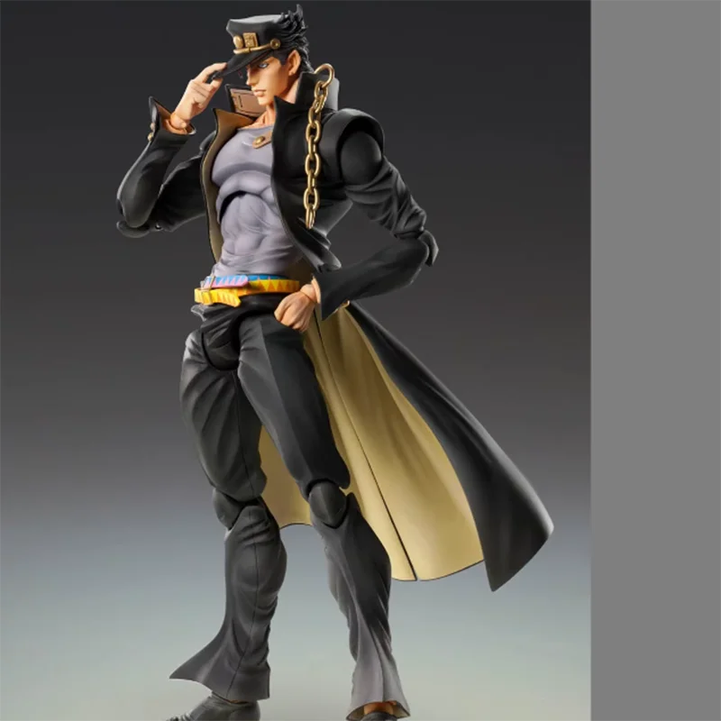 Genuine Jojo’S Bizarre Adventure Jotaro Kujo Action Figure Model Kit 250mm Height Collectible Toy Gift In Stock