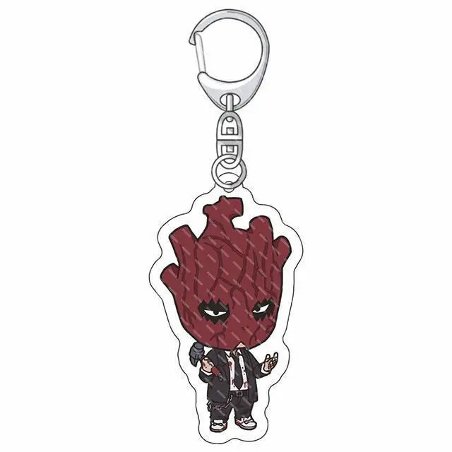 6cm Anime Dorohedoro Keychain Cosplay Charm Keyring Acrylic Figure Key Chain Phone Pendant Halloween Decor Boy Girl's Party