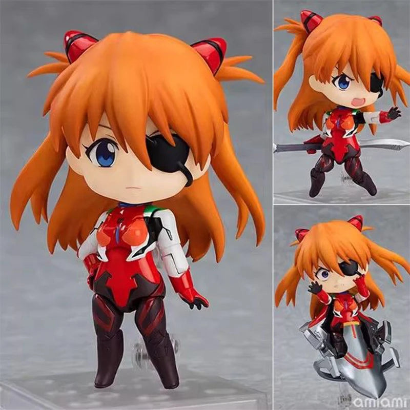EVA NEON GENESIS EVANGELION Animation Comic Peripheral Toy Asuka Rei Shinji Anime Action Movable Model Figures Collection NTR