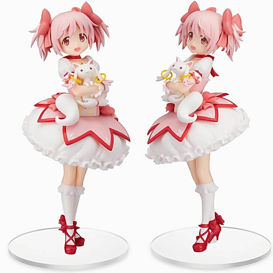 Anime Magikano 18cm Puella Magi Madoka Magica Figure PVC Model Doll Desktop Decoration Action Figurine Collecting Toys Kid Gifts